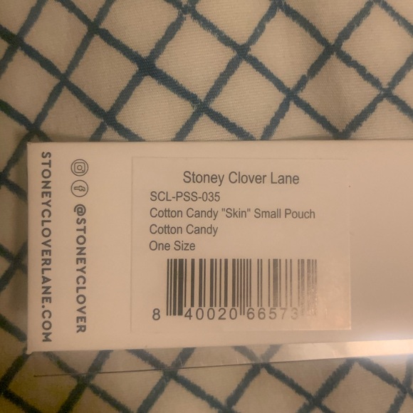 Stoney Clover Lane SKIN Small pouch NEW sparkle glittery metallic - Picture 8 of 16